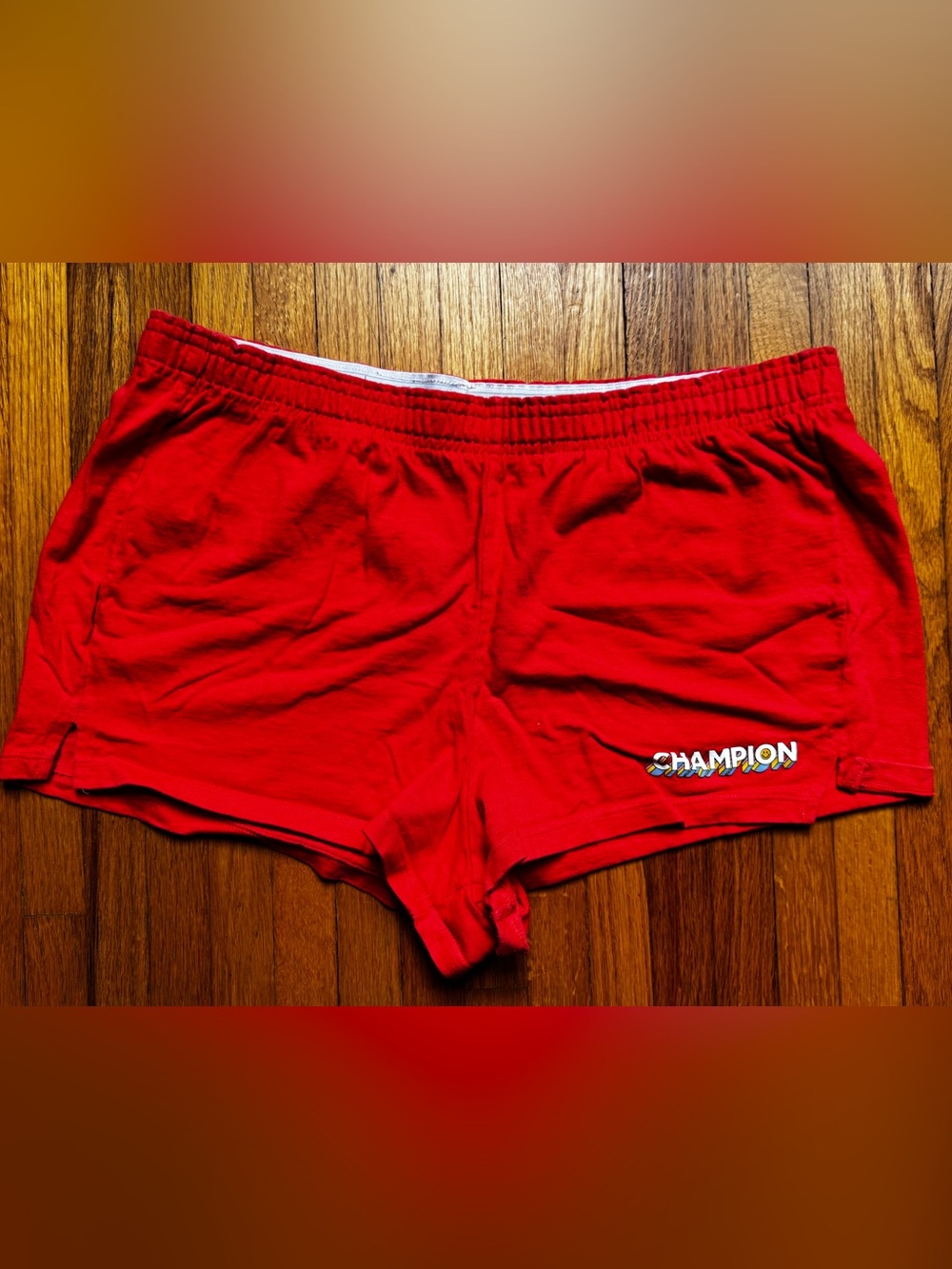 Champion Orange Athletic Shorts